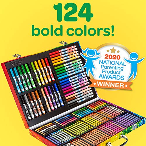 Crayola Inspiration art case - Kit de manualidades para niños (Lápiz de color, Lápiz, Rotulador), 140 piezas , Modelos/colores Surtidos, 1 Unidad