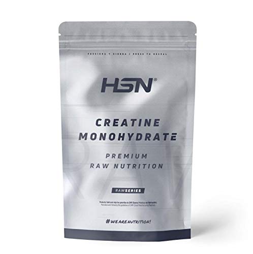 Creatina Monohidrato Micronizada en Polvo de HSN | Aumenta tu Rendimiento Deportivo, tu Energía y tu Masa Muscular, Retrasa la fatiga | Vegano, Sin Gluten, Sin Lactosa, 1 Kg