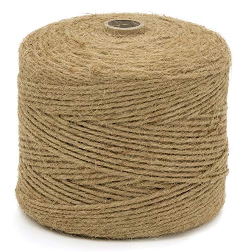 Creative Deco 985 Pies / 300 m Cordel Cuerda Yute Manualidades | 2-3 mm de Espesor | Rollo Grande Marrón Natural Gruesa Fuerte Decoración, Floristería, Artesanía y Bricolaje Creative Deco 985 Pies / 300 m Cordel Cuerda Yute Manualidades | 2-3 mm de Espesor | Rollo Grande Marrón Natural Gruesa Fuerte Decoración, Floristería, Artesanía y Bricolaje