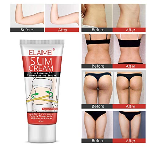 Crema Anticelulitica,Quema Grasa Reafirmante,Quemador de grasa termogénico para Piernas,Estómago,Panza, Cintura, Muslos, Nalgas,Adecuado para Mujeres y Hombres,60ML Crema Anticelulitica,Quema Grasa Reafirmante,Quemador de grasa termogénico para Piernas,Estómago,Panza, Cintura, Muslos, Nalgas,Adecuado para Mujeres y Hombres,60ML