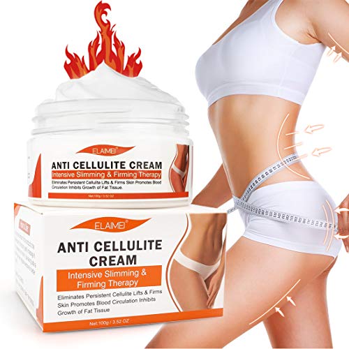 Crema caliente, Crema para adelgazar y reafirmar la celulitis extrema, Crema natural para el tratamiento de la celulitis para muslos, piernas, abdomen, brazos y glúteos, para esculpir el cuerpo