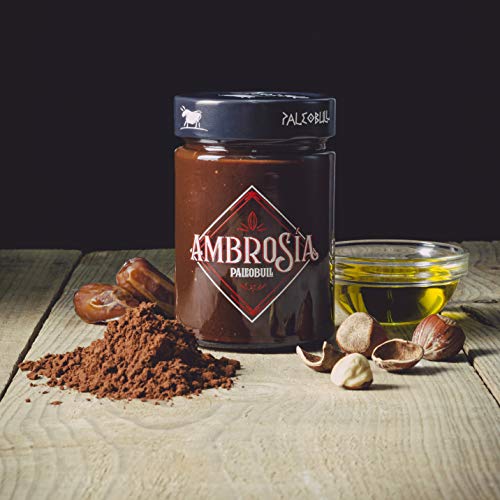 Crema de Cacao y Avellanas Saludable Ambrosía - Sin Azúcar Añadido, Sin Edulcorantes, Sin Stevia, Sin Aceite de Palma, Sin Aceite de Girasol, Con AOVE y Más del 25% de Avellanas - 300 g Crema de Cacao y Avellanas Saludable Ambrosía - Sin Azúcar Añadido, Sin Edulcorantes, Sin Stevia, Sin Aceite de Palma, Sin Aceite de Girasol, Con AOVE y Más del 25% de Avellanas - 300 g