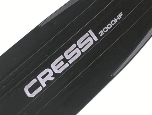 Cressi Gara 2000 HF Aletas calzantes, Unisex, Negro, 44/45 (10/11)