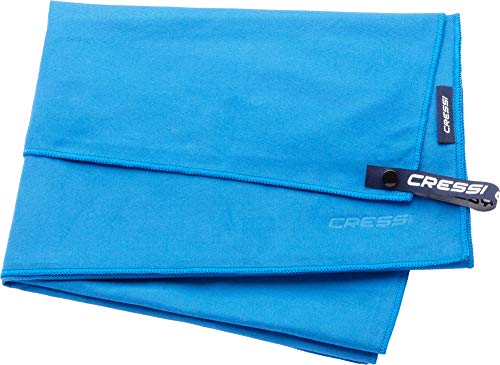 Cressi Microfibre Fast Drying Toalla de Sport, Unisex Adulto, Negro, 60x120cm