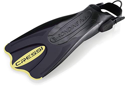 Cressi Palau SAF Aletas, Unisex, Negro/Amarillo, M-L (41-44) Cressi Palau SAF Aletas, Unisex, Negro/Amarillo, M-L (41-44)