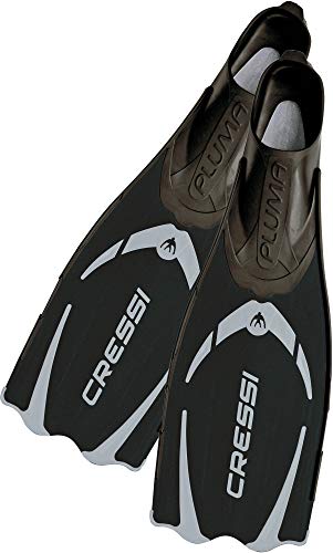 Cressi Pluma - Aletas de buceo, color negro (black) - Tamaño 41/42