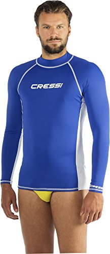 Cressi Rash Guard-Camiseta para Hombre Manga Larga en Tejido elástico Filtro de protección UV UPF 50+