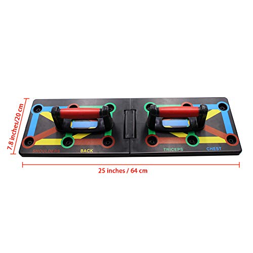 Cretee 12 en 1 Plegable Push Up Rack Board Train Gym Gym Fitness System Workout Ejercicio Soportes para Entrenamiento Corporal Cretee 12 en 1 Plegable Push Up Rack Board Train Gym Gym Fitness System Workout Ejercicio Soportes para Entrenamiento Corporal