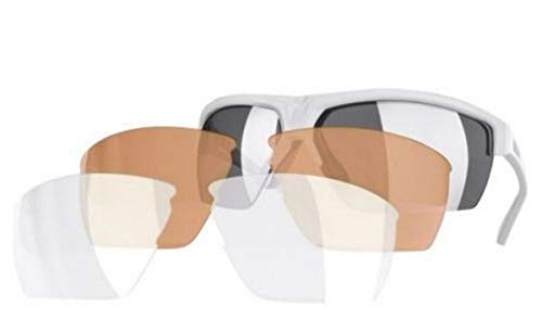 Crivit Design - Gafas de sol deportivas (protección UV, 3 cristales de recambio)