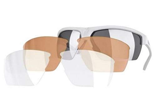 Crivit Design - Gafas de sol deportivas (protección UV, 3 cristales de recambio) Crivit Design - Gafas de sol deportivas (protección UV, 3 cristales de recambio)