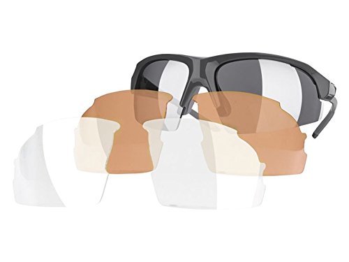 Crivit Lunettes de sport Lunettes de sport avec protection UV 100% en différentes couleurs, Anthrazit (glänzend)