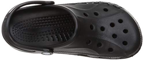 Crocs Baya, Zuecos Unisex Adulto, Negro, 43/44 EU