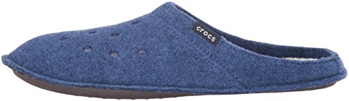 Crocs Classic Slipper, Zapatillas de Estar por casa Unisex Adulto, Azul (Cerulean Blue/Oatmeal), 36/37 EU