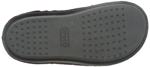 Crocs Classic Slipper, Zapatillas de Estar por casa Unisex Adulto, Rojo, 42/43 EU