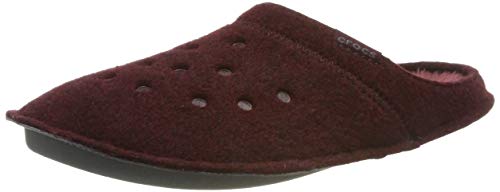 Crocs Classic Slipper, Zapatillas de Estar por casa Unisex Adulto, Rojo, 42/43 EU