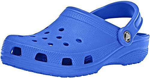 Crocs Classic U, Zuecos con Correa Trasera Unisex Adulto, Azul (Cobalto Brillante), 38/39 EU