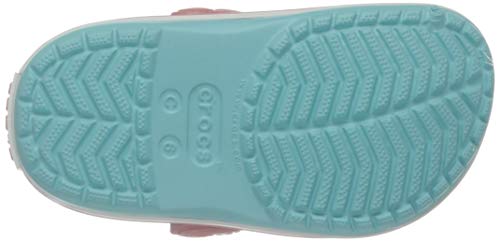 Crocs Crocband Clog Kids, Zuecos Unisex niños, Azul Hielo (Ice Blue/White), 25/26 EU Crocs Crocband Clog Kids, Zuecos Unisex niños, Azul Hielo (Ice Blue/White), 25/26 EU