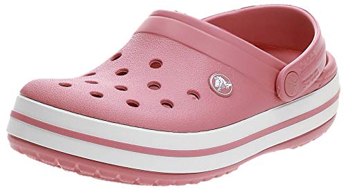 Crocs Crocband, Zuecos Unisex Adulto, Rosa (Blossom/White 6ph), 42/43 EU