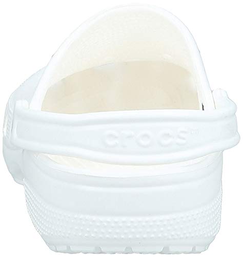 Crocs Sabots Blanc Mixte Adulte, Zuecos Unisex 100, Blanco (Blanc 100), 37/38 EU