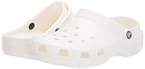 Crocs Sabots Blanc Mixte Adulte, Zuecos Unisex 100, Blanco (Blanc 100), 37/38 EU