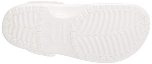 Crocs Sabots Blanc Mixte Adulte, Zuecos Unisex 100, Blanco (Blanc 100), 37/38 EU