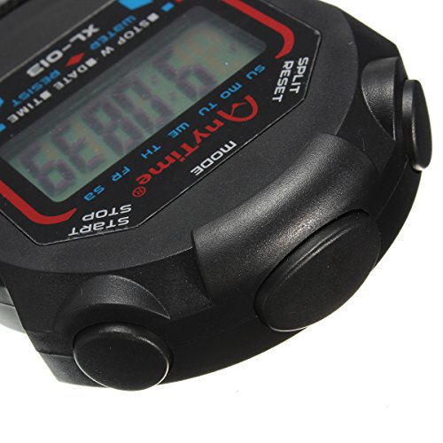 Cronómetro Deportivo, Cronómetro Cronógrafo Digital LCD Portátil Contador Cronómetro De Alarma —— OUTERDO