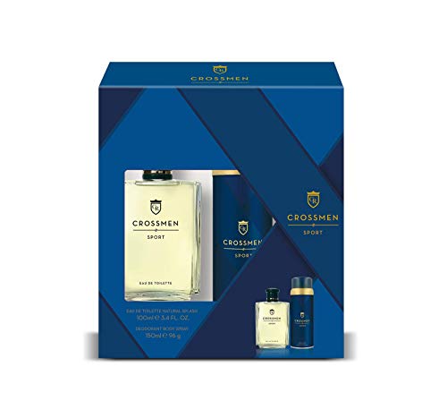 Crossmen Original Set para Hombre: Eau de Toilette Natural Splash 100 ml + Desodorante Body Spray 150 ml Crossmen Original Set para Hombre: Eau de Toilette Natural Splash 100 ml + Desodorante Body Spray 150 ml