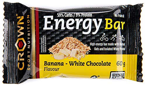 Crown Sport Nutrition Barritas Energéticas - Ciclismo Running Deporte Entreno Larga Duración Carbohidratos lento y rápido 10 unidades Crown Sport Nutrition Barritas Energéticas - Ciclismo Running Deporte Entreno Larga Duración Carbohidratos lento y rápido 10 unidades