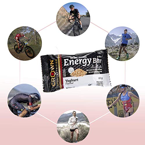 Crown Sport Nutrition Barritas Energéticas - Ciclismo Running Deporte Entreno Larga Duración Carbohidratos lento y rápido 10 unidades Crown Sport Nutrition Barritas Energéticas - Ciclismo Running Deporte Entreno Larga Duración Carbohidratos lento y rápido 10 unidades