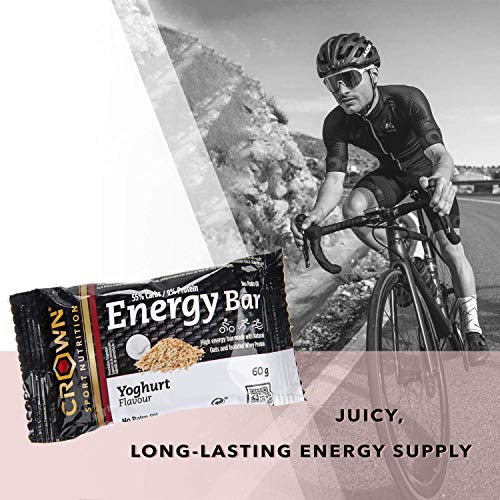 Crown Sport Nutrition Barritas Energéticas - Ciclismo Running Deporte Entreno Larga Duración Carbohidratos lento y rápido 10 unidades Crown Sport Nutrition Barritas Energéticas - Ciclismo Running Deporte Entreno Larga Duración Carbohidratos lento y rápido 10 unidades