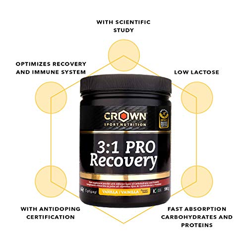 Crown Sport Nutrition Recuperador muscular- 3:1 PRO Recovery drink Post work out fast recovery drink running ciclismo endurance entreno total recovery pro recuperadores musculares