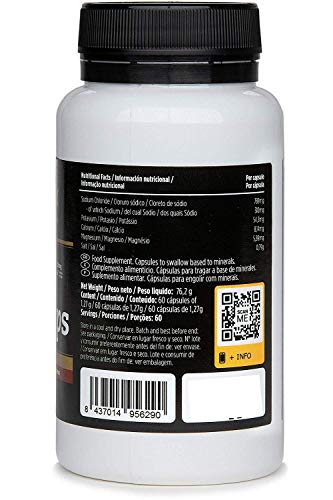 Crown Sport Nutrition Salt Caps - 60 Capsulas de sales minerales deporte electrolitos vegan recuperador pastillas hidratacion isotonico isotonica Crown Sport Nutrition Salt Caps - 60 Capsulas de sales minerales deporte electrolitos vegan recuperador pastillas hidratacion isotonico isotonica