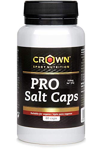 Crown Sport Nutrition Salt Caps - 60 Capsulas de sales minerales deporte electrolitos vegan recuperador pastillas hidratacion isotonico isotonica Crown Sport Nutrition Salt Caps - 60 Capsulas de sales minerales deporte electrolitos vegan recuperador pastillas hidratacion isotonico isotonica