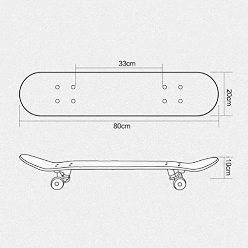 Cruiser Completo Skateboard Monopatín Longboard Rueda de destello del estilo libre de Longboard Skateboard 31 x 7,8 pulgadas trucos del patín de la calle Junta de cepillo crucero for adolescentes prin Cruiser Completo Skateboard Monopatín Longboard Rueda de destello del estilo libre de Longboard Skateboard 31 x 7,8 pulgadas trucos del patín de la calle Junta de cepillo crucero for adolescentes prin