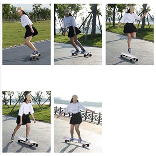 Cruiser Completo Skateboard Monopatín Longboard Rueda de destello del estilo libre de Longboard Skateboard 31 x 7,8 pulgadas trucos del patín de la calle Junta de cepillo crucero for adolescentes prin