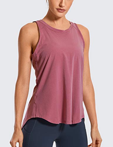 CRZ YOGA Mujer Camisas sin Mangas Deportivas Camisetas Chaleco Yoga Cuello Redondo Tops Deportes Espalda Abierta Misty Merlot 46 CRZ YOGA Mujer Camisas sin Mangas Deportivas Camisetas Chaleco Yoga Cuello Redondo Tops Deportes Espalda Abierta Misty Merlot 46