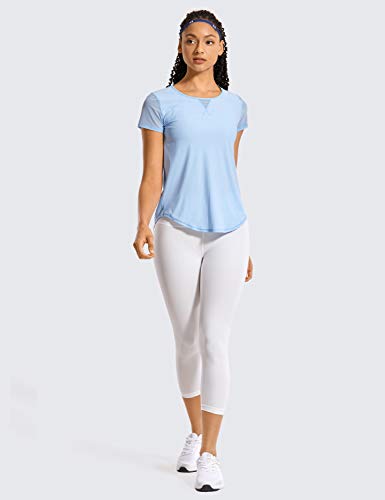 CRZ YOGA Mujer Compresión Mallas Largos Pantalones Deportivos Cintura Alta con Bolsillo-53cm Blanco 42 CRZ YOGA Mujer Compresión Mallas Largos Pantalones Deportivos Cintura Alta con Bolsillo-53cm Blanco 42
