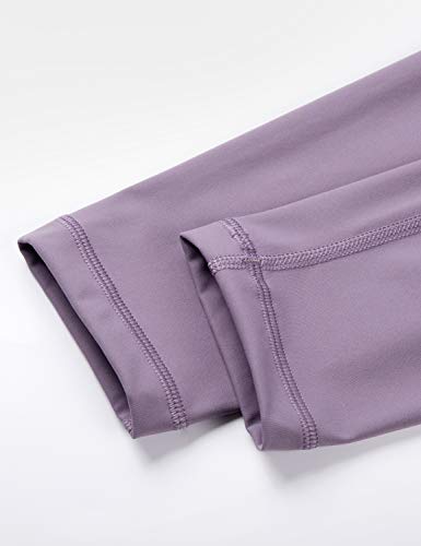 CRZ YOGA Mujer Deportivos Leggings Mallas Fitness Pantalones de Cintura Alta -63cm Matt Purple 36