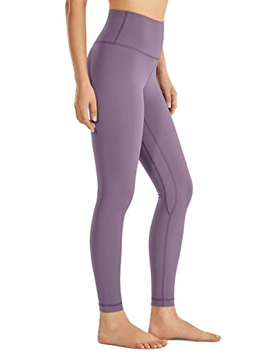 CRZ YOGA Mujer Deportivos Leggings Mallas Fitness Pantalones de Cintura Alta -63cm Matt Purple 36 CRZ YOGA Mujer Deportivos Leggings Mallas Fitness Pantalones de Cintura Alta -63cm Matt Purple 36
