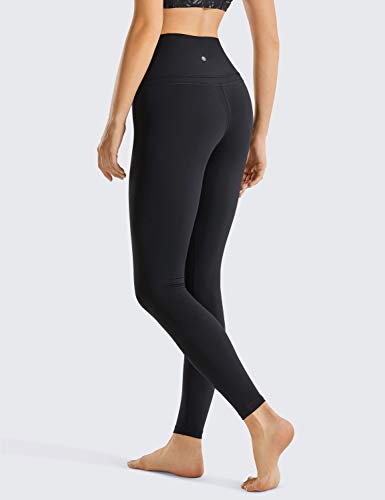 CRZ YOGA Mujer Mallas Deportivo Pantalón Elastico para Running Fitness-71cm Negro 38