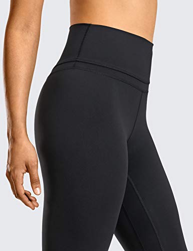 CRZ YOGA Mujer Mallas Deportivo Pantalón Elastico para Running Fitness-71cm Negro 38