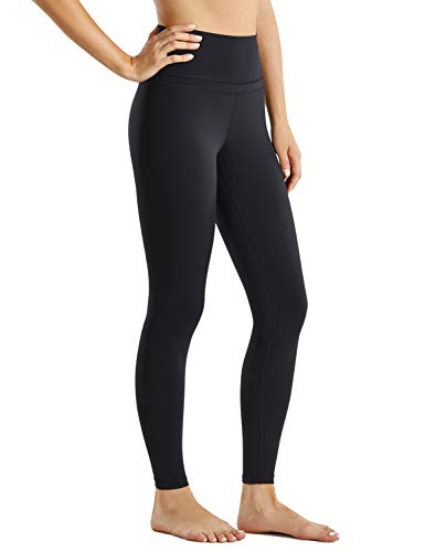 CRZ YOGA Mujer Mallas Deportivo Pantalón Elastico para Running Fitness-71cm Negro 38