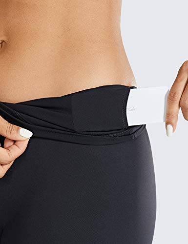 CRZ YOGA Mujer Naked Feeling Deportivos 7/8 Leggings Yoga Fitness Pantalon de Cintura Alta con Bolsillos-63cm Negro-R009 38 CRZ YOGA Mujer Naked Feeling Deportivos 7/8 Leggings Yoga Fitness Pantalon de Cintura Alta con Bolsillos-63cm Negro-R009 38