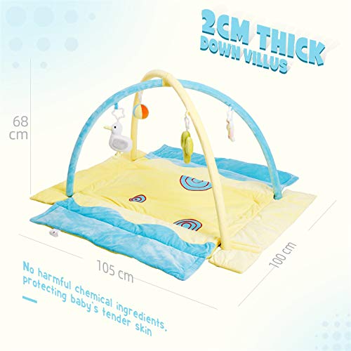 CRZDEAL Gimnasio de Actividades para Bebés, Area de Juego para Bebé, Bolas de Colores y Almohadas de Animales, Material de Algodón Súper Suave, 110*105*68cm, Adecuado para Bebé de 0 a 36 Meses CRZDEAL Gimnasio de Actividades para Bebés, Area de Juego para Bebé, Bolas de Colores y Almohadas de Animales, Material de Algodón Súper Suave, 110*105*68cm, Adecuado para Bebé de 0 a 36 Meses