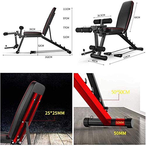 CTZL Banco Musculación Taburete con MusculacióN Multiusos De Abdominales Plegable Entrenamiento/Tablero Supino/Banco Fitness para Whole Body Ejercicio Maquinas de Gimnasio CTZL Banco Musculación Taburete con MusculacióN Multiusos De Abdominales Plegable Entrenamiento/Tablero Supino/Banco Fitness para Whole Body Ejercicio Maquinas de Gimnasio
