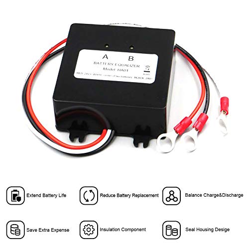 Ctzrzyt HA01 Ecualizador de Voltaje de BateríA Solar para 24V Gel de Plomo-áCido Balanceador de BateríA Sistema Estable de BateríA Ctzrzyt HA01 Ecualizador de Voltaje de BateríA Solar para 24V Gel de Plomo-áCido Balanceador de BateríA Sistema Estable de BateríA