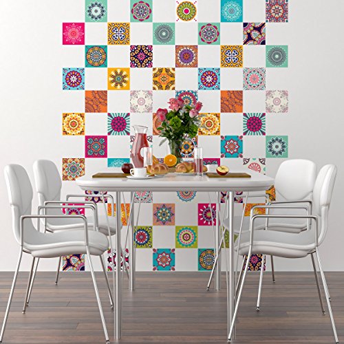 Cuadros de Cemento Adhesiva Pared – Azulejos – 20 x 20 cm – 60 Piezas Cuadros de Cemento Adhesiva Pared – Azulejos – 20 x 20 cm – 60 Piezas