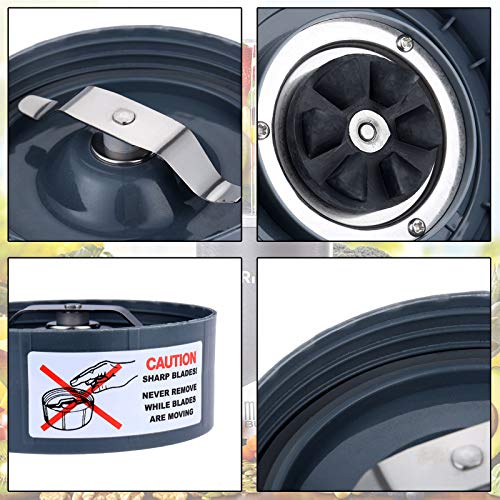 Cuchilla trituradora extractora plana de repuesto para NutriBullet 600 W 900 W Cuchilla trituradora extractora plana de repuesto para NutriBullet 600 W 900 W