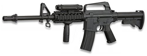 Cuchillería Deportiva Arma Larga Airsoft de Aire Suave Cyma Mini, 85 x 27 cm, Sistema de Muelle, munición Bolas PVC 6 mm - Arma para Airsoft, carabina M4, M16, M4A1, Ideal para iniciados y Veteranos.