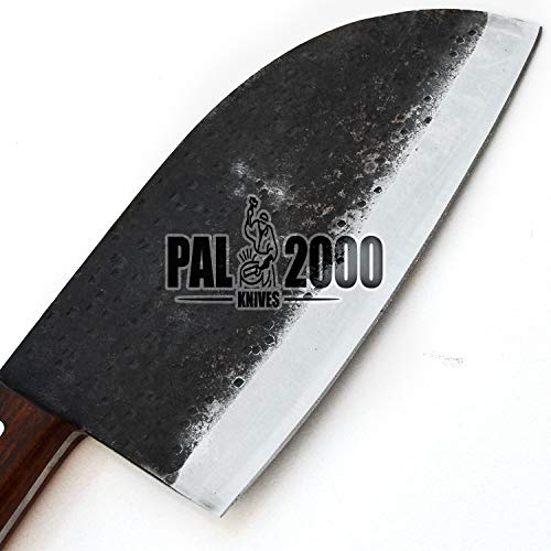 Cuchillo de cocina hecho a mano en acero 440C con recubrimiento en polvo Cuchillo de cocina - Cuchillo de cocina con funda 9649